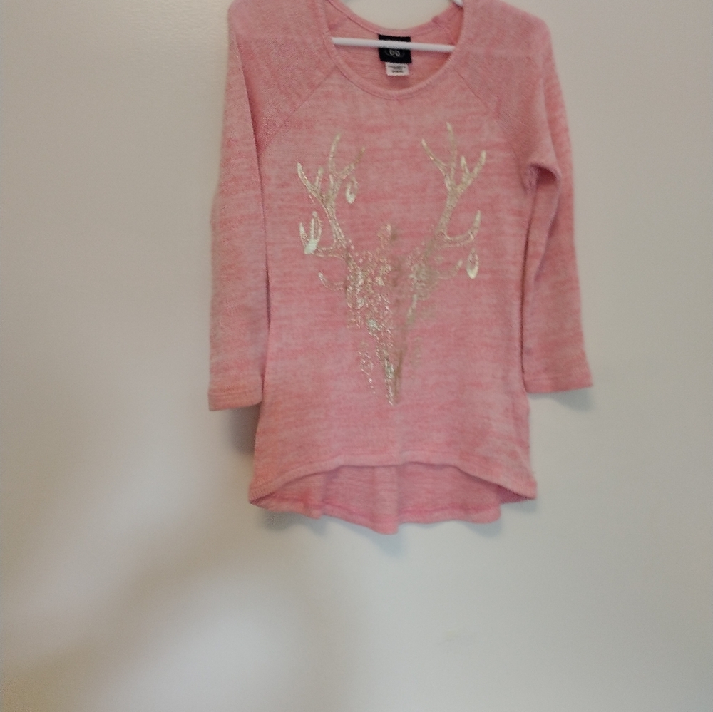 Girls Coral Sweater Size Small 6